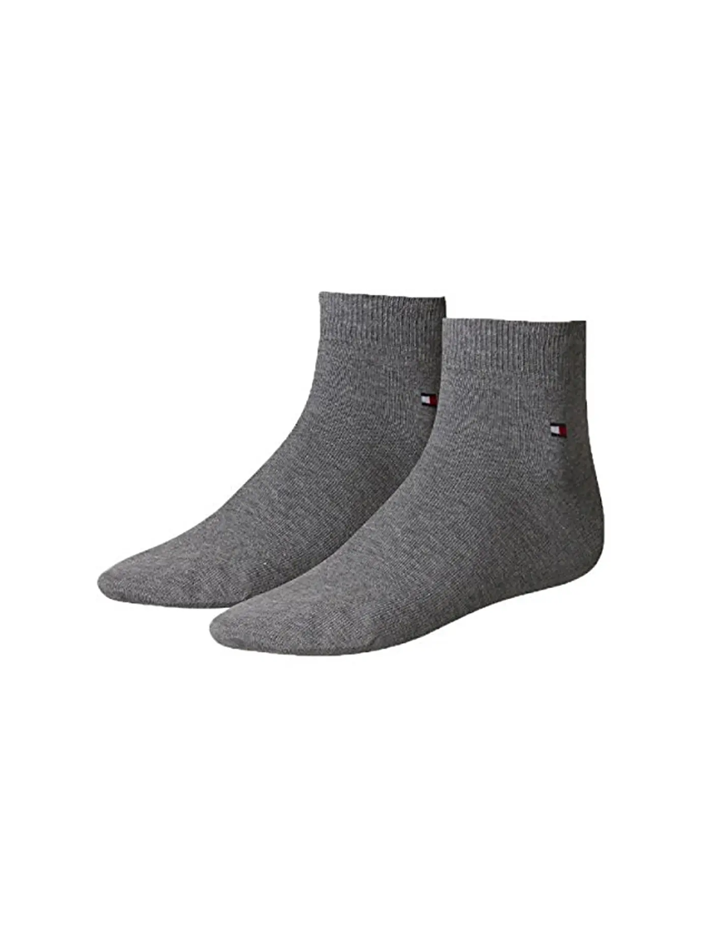 TOMMY HILFIGER | Kurzsocken 2-er Pkg. mid grey | 